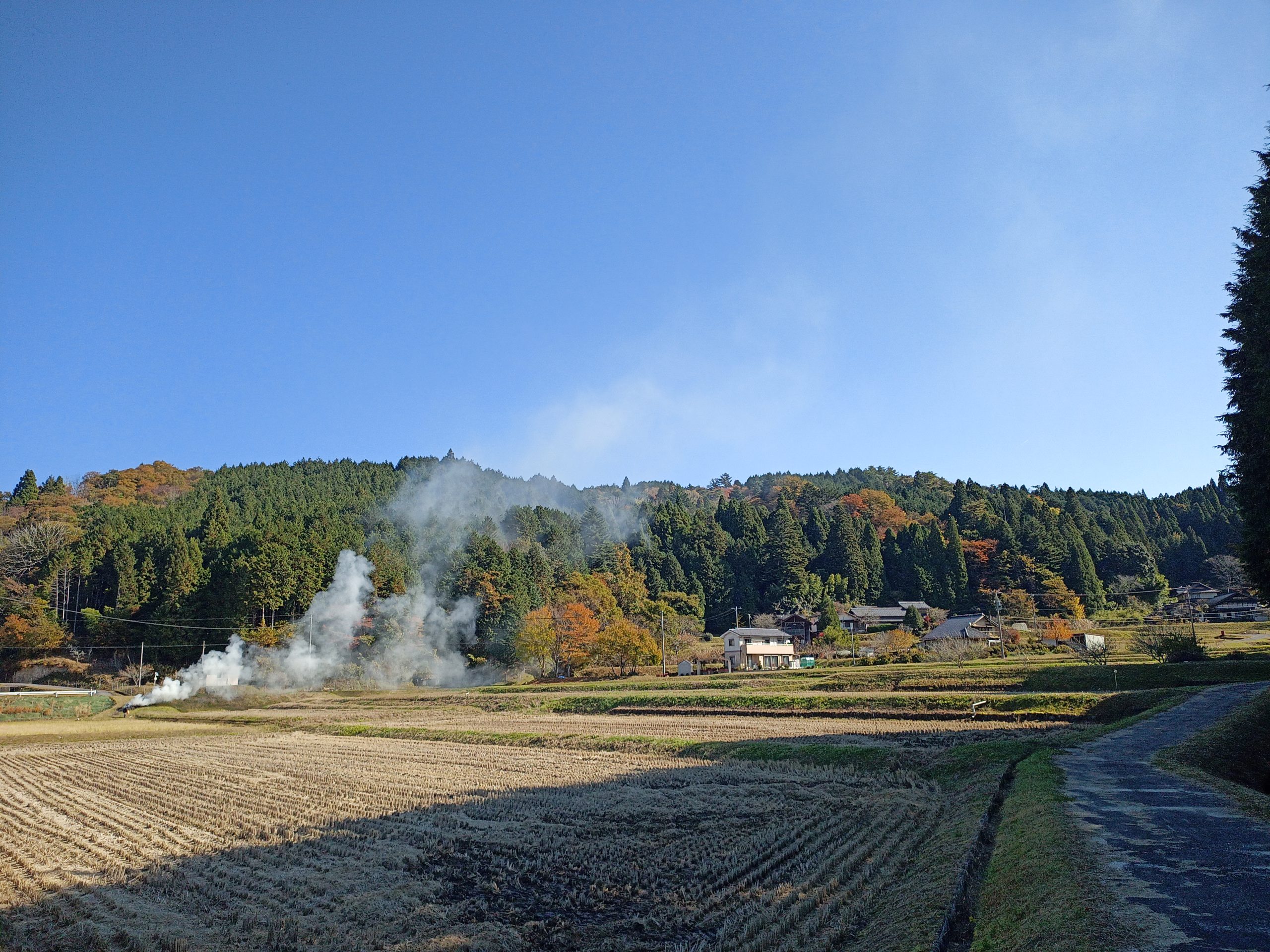 農村景観日本一恵那市岩村町富田地区（ハイキング・コース）