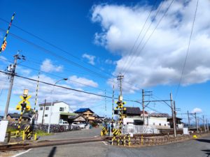 名鉄竹鼻線須賀駅