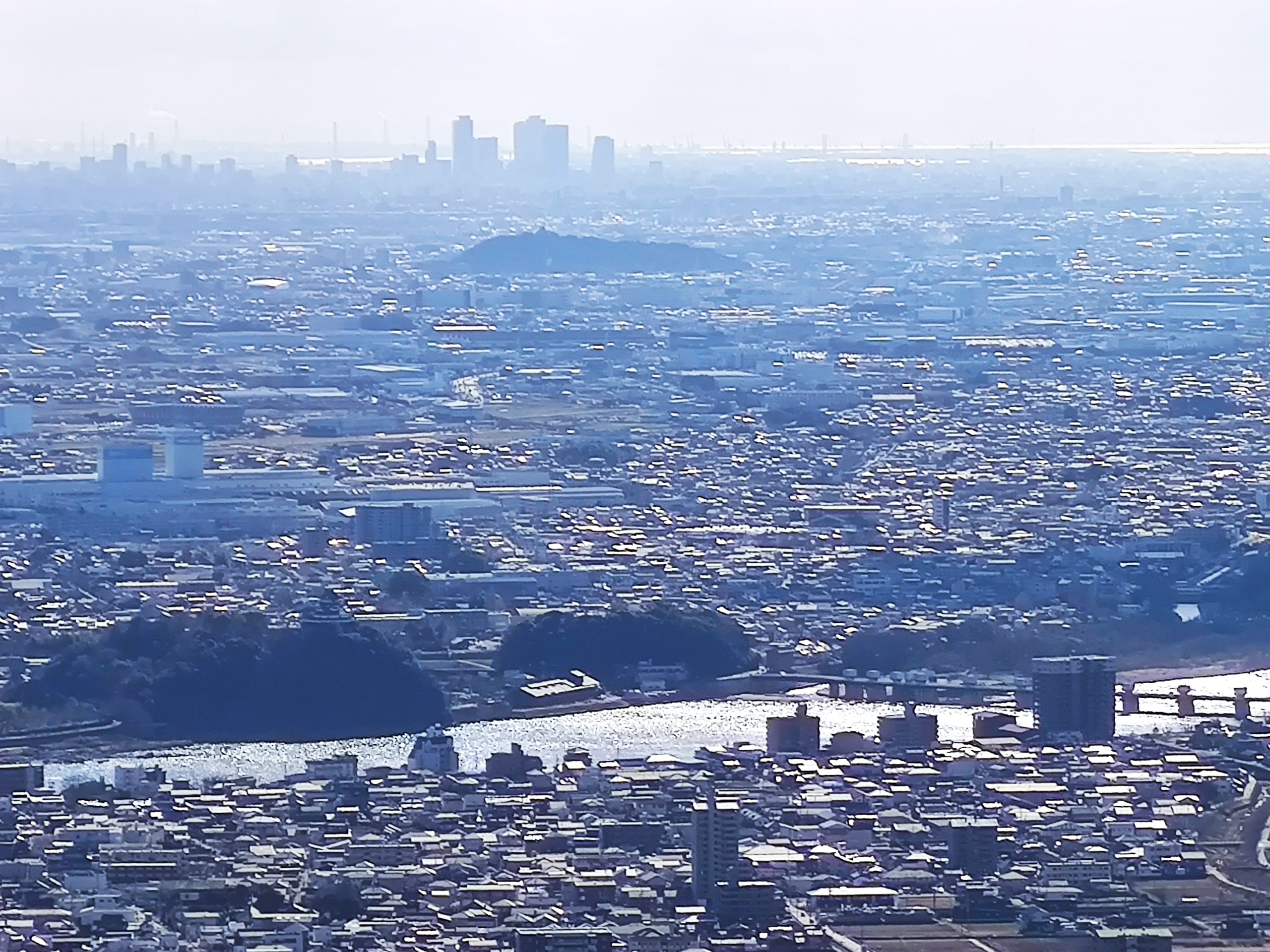 下迫間から迫間不動尊、猿啄城をへて坂祝（ハイキング・コース）